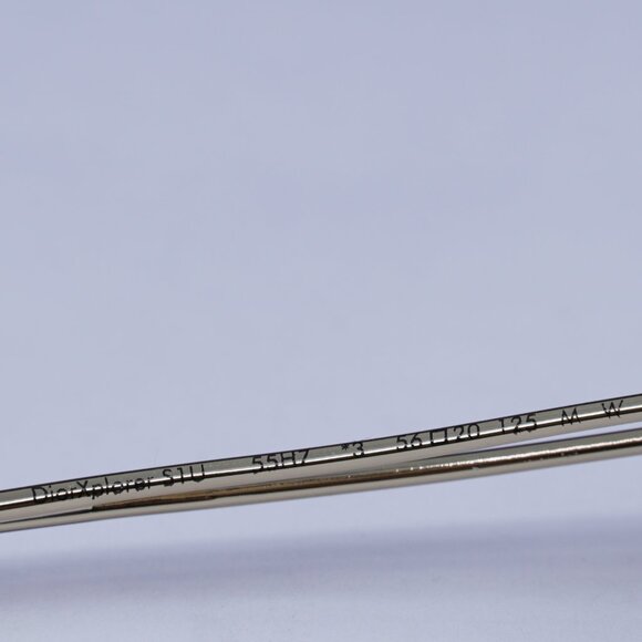 Dior DIORXPLORER S1U 55H Rectangle Sunglasses - Deep Beige/Silver Mirror - Picture 10 of 11